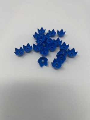LEGO 39262 Minifigure Headgear Blue Crown Eggshell w/ 5 points Lot of 20