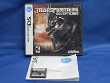 Transformers Decepticons Nintendo DS Complete with Case No Manual - Tested