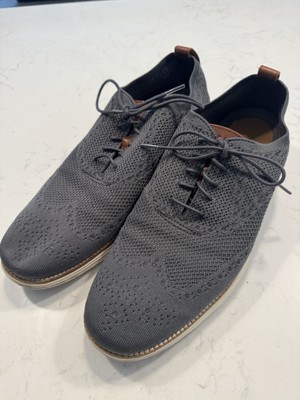 Men's Size 13 M Cole Haan Original Grand C27961 OS Wingtip Oxford Shoes Gray