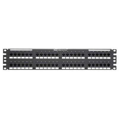 PANDUIT DP48688TGY Patch Panel,Cat 6,Rack Mt,48 Port 5ZVX8