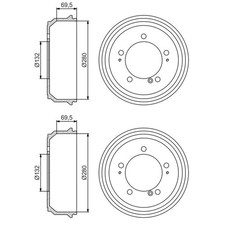 Tambour de frein Renault MASTER