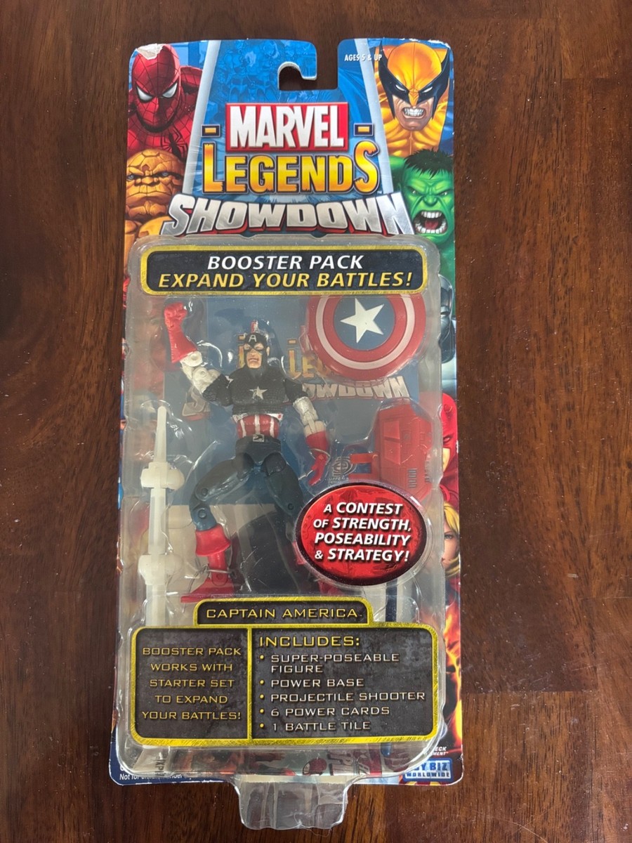 Marvel Legends Showdown Captain America Booster Pack Toy Biz | eBay