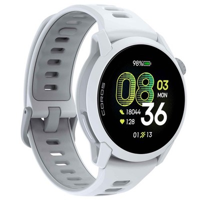 Coros Pace 4   Ultraleichte GPS-Sportuhr mit Silikonarmband in Weiß