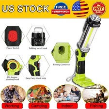 2000LM Emergency Flashlight Spotlight LED Work Light for Ryobi ONE+ 18V Battery