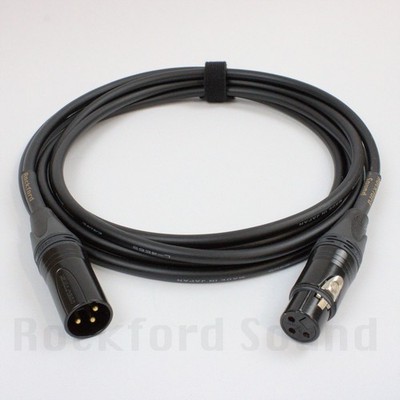 Canare L-4E6S Star Quad | 25 FT | Gold Male XLR to Female XLR Studio Mic Cable