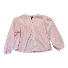 Scoop Women Button Soft Pink Boho Flowy Hippi...