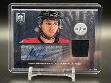 2013-14 Panini Totally Certified #164 Max Reinhart RC MEM AU Calgary Flames