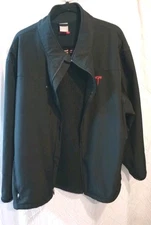 Tesla Motors Employee Corp. Jacket Black With Red Embroidery Men’s 3XL Full Zip 