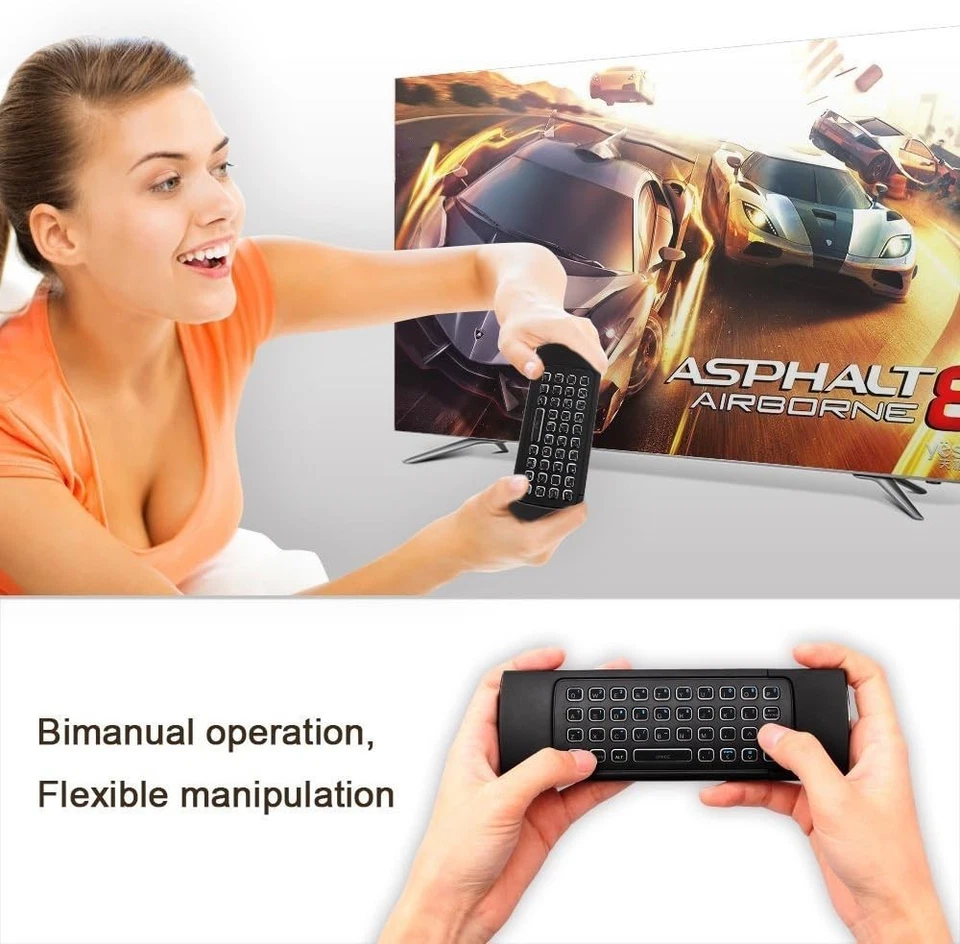 Mini Wireless Keyboard Fly Smart Air Mouse For Android KODI TV Box PC Smart TV - Image 4 of 4