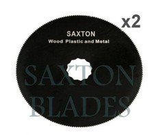 2 x  Saxton Circular Saw Blades for Worx Sonicrafter