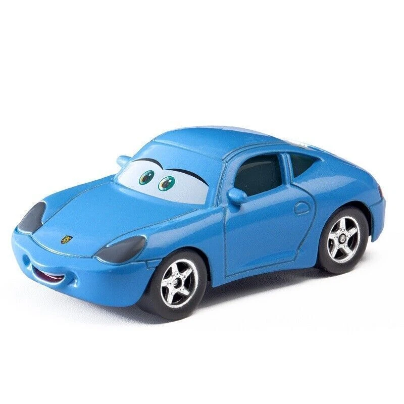 Disney Pixar Cars Sally Mater Saetta McQueen 1:55 modellino pressofuso - Immagine 4 di 4