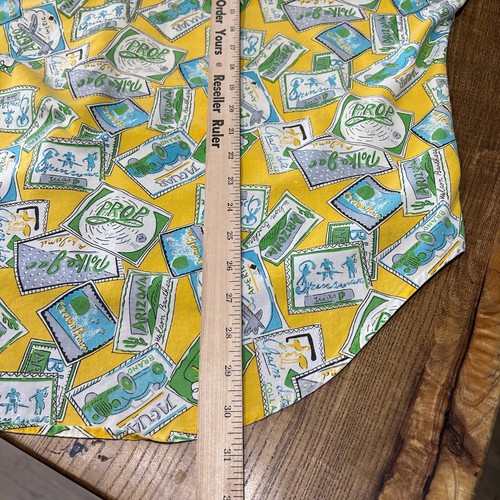 VINTAGE anni 90 | Camicia Don't Stop manica corta con bottoni taglia M - Foto 7 di 7