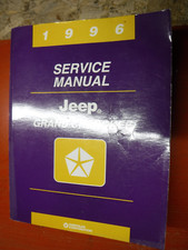 1996 JEEP GRAND CHEROKEE ORIGINAL FACTORY SERVICE MANUAL ORVIS LIMITED