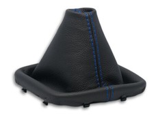 SCHALTMANSCHETTE KIA CEE'D II 2012-2018 SCHALTSACK NATURLEDER NAHT DUNKELBLAU