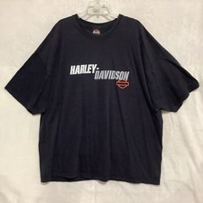 Mile High HARLEY-DAVIDSON Parker, CO Double-Sided T-Shirt Made in USA Hanes 4XL