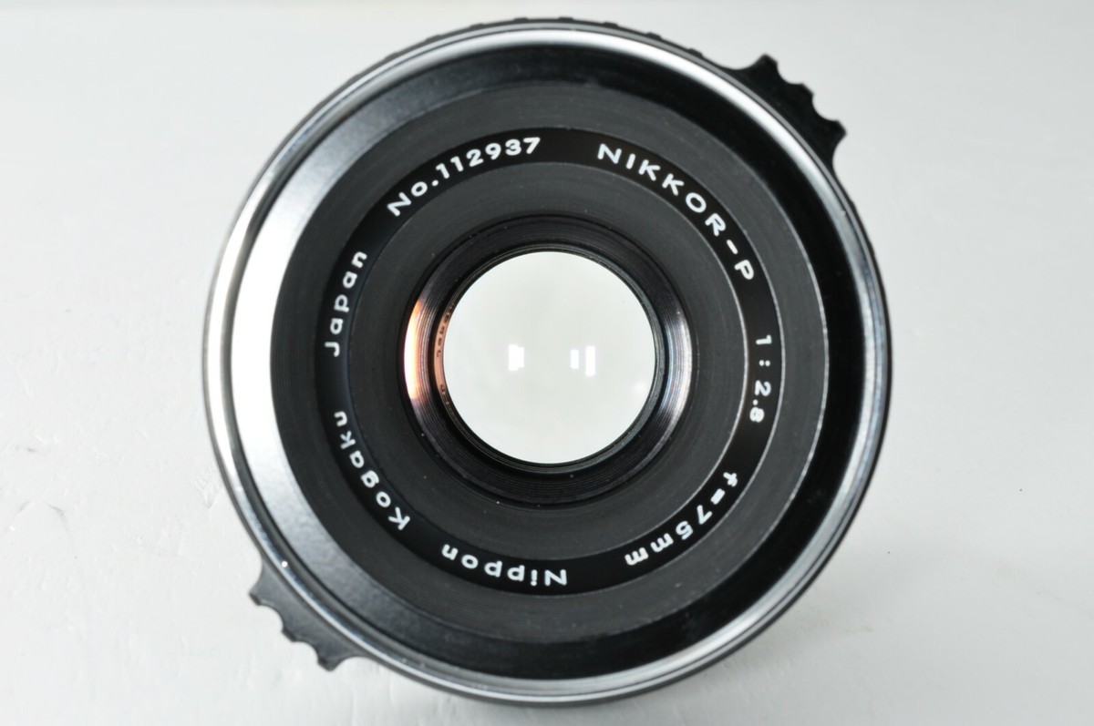 [Near Mint] Nikon NIKKOR-P 75mm f/2.8 Lens for Bronica S2 EC from Japan  #1051
