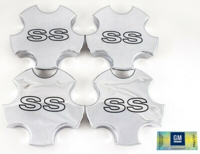 2000-2002 Camaro SS Chrome 10 Spoke Wheel Center Caps NEW Set of 4 *80016