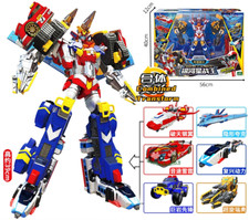 Tobot V Master-V Ultimate Transforming Combined Vehicles Robot Figure Toy -No Bo