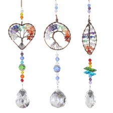 Tree Life Suncatchers Pendant Christmas Decoration for Home Garden Window Car