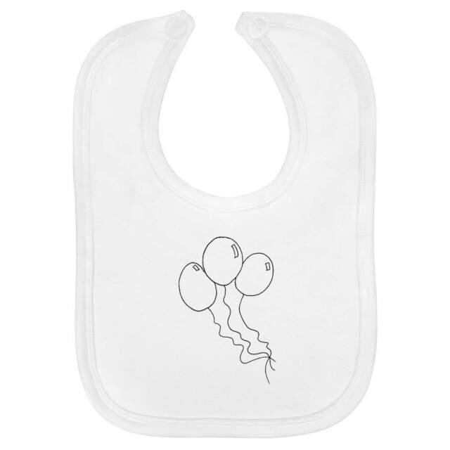 Balloons' Soft Cotton Baby Bib (BI00003022)