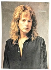 DOKKEN / DON DOKKEN / MAGAZINE FULL PAGE PINUP POSTER CLIPPING (A)