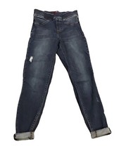 Spanx Distressed Skinny Blue Jeans Denim Leggings Medium Wash. Size S/P. Small.