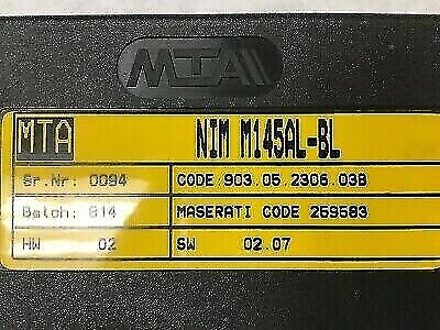 Maserati GranTurismo M145 MTA Body control roof module 259583