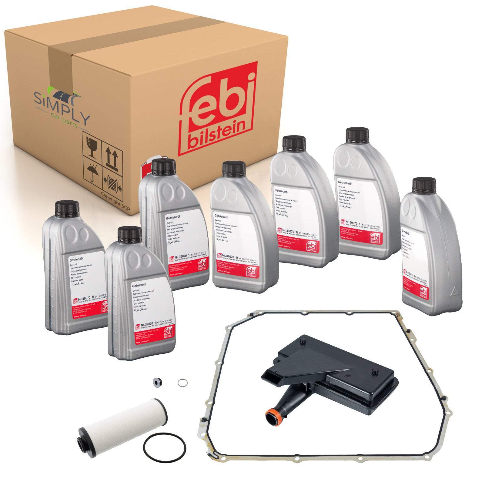 Gearbox Oil & Filter Service Kit Febi 171783 For Audi A4 A5 A6 A7 Q5 RS4 RS5 RS6 - Image 22