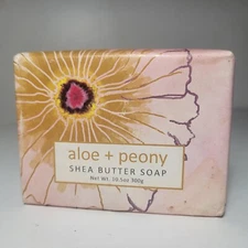 Greenwich Bay Trading Co. Aloe + Peony Vegetable Soap SHEA BUTTER SOAP 10.5 oz