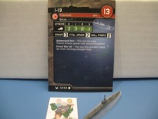  Axis Allies War at Sea BASE SET I-19 54/64 with card 