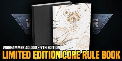Warhammer 40,000 Limited Edition Core Rule Book - 9th Edition - in