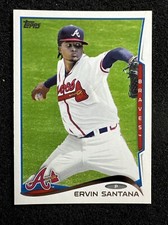 ERVIN SANTANA #659 2014 Topps Baseball QTY Atlanta Braves