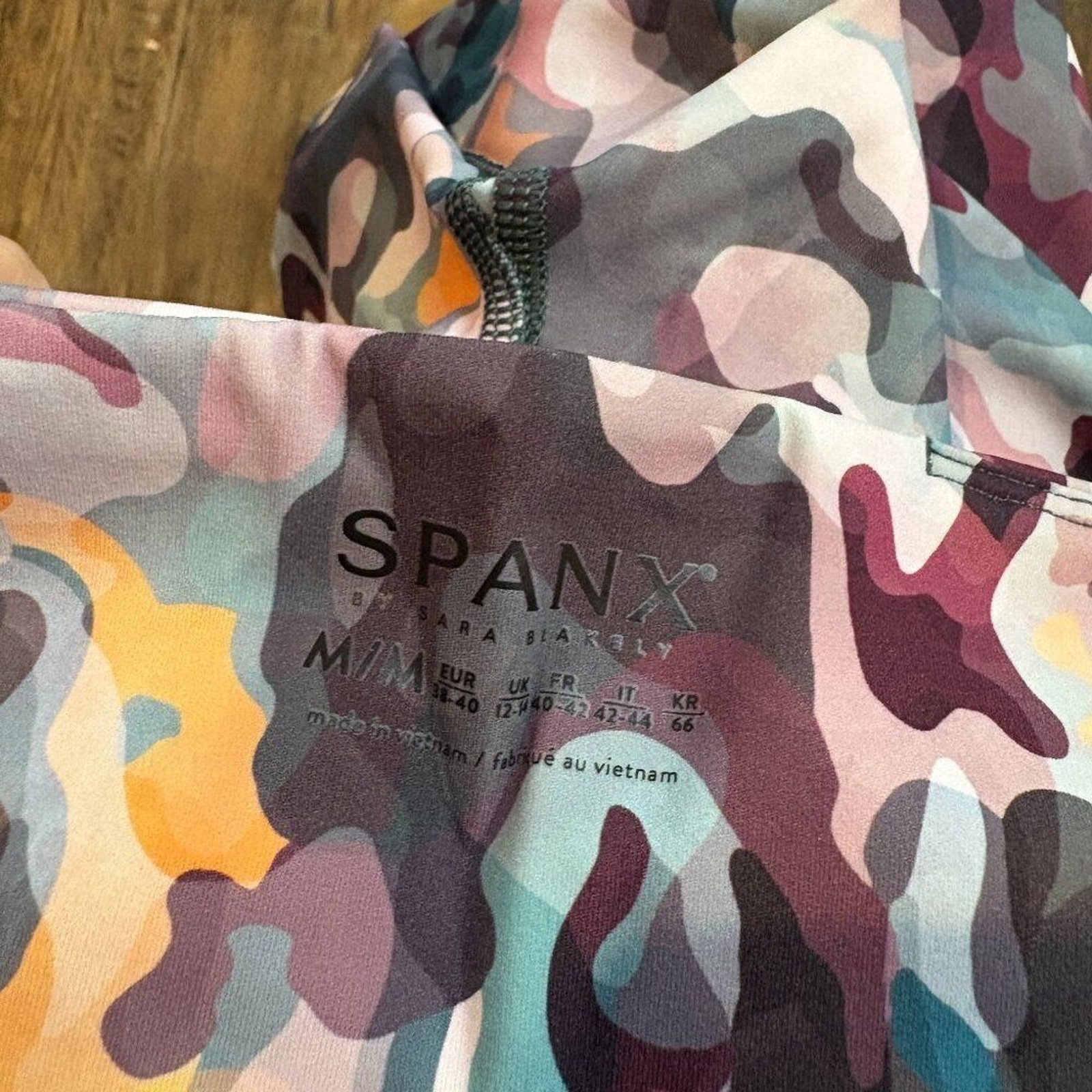 Spanx Ruby Multi Painted Camo Booty Boost Printed… - image 5