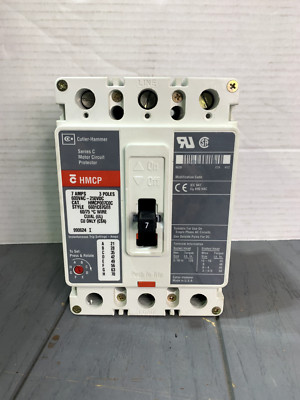 NEW TAKEOUT CUTLER-HAMMER HMCP007COC (3P-7A-600V) *SHIPS SAME DAY UPS*