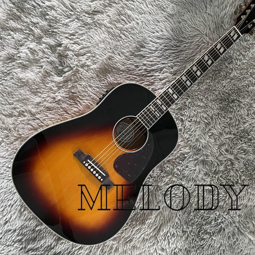 Guitarra Eléctrica Acústica 6 Cuerdas J-45 Tapa de Abeto Cuello de Caoba con Ecualizador 301 - Imagen 2 de 7