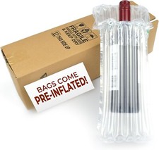 EVG Pre-Inflated Wine & Beer Bottle Bags with Cardboard Box | Durable Packaging