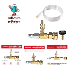 3/8 Inch Quick Connect Chemical Injector Kit for Pressure Washers Up to 4500 PSI