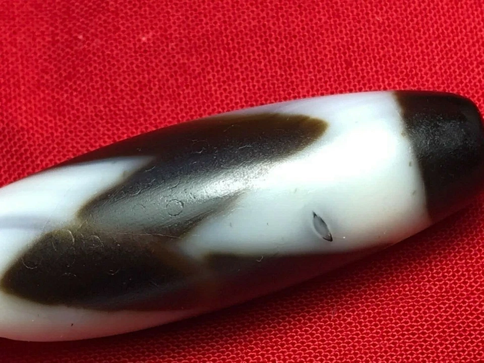 Cuentas tibetanas Dzi, Taso Ma, cuentas de diente de tigre Foto 4 de 4