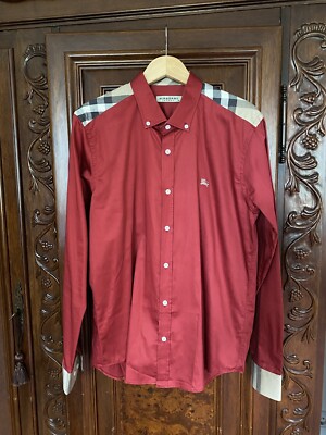 Burberry Hemd Gr. XL Herren rot