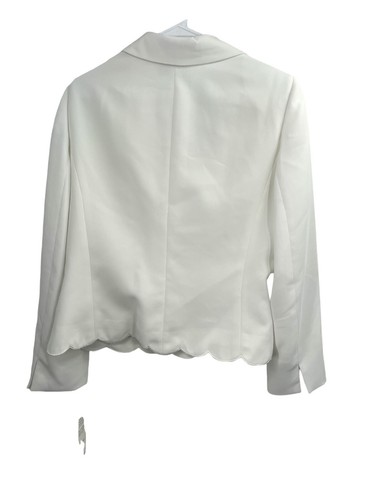 Vintage Suit Studio New York Lush Garden White Black 2 Piece Skirt Suit 14 - Picture 6 of 10