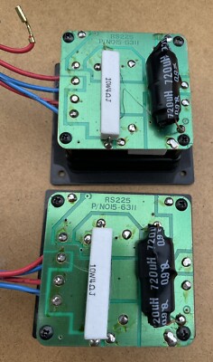 Excellent Pair (2) Infinity RS225 RS 2-way Speaker Crossovers