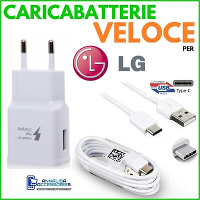 Fast Charger Lg Q7 Charger Type For LG G5 G6 G7 Q7 V20 V30 K30 Q8