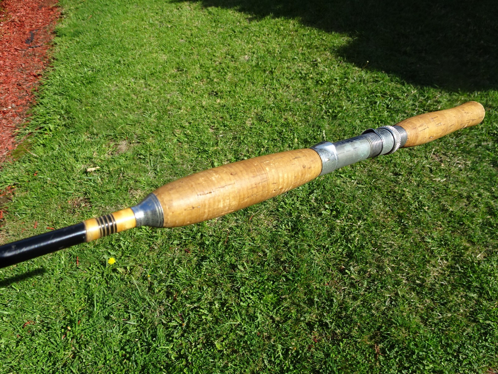 VINTAGE "THE BLACK QUEEN" FISHING ROD eBay