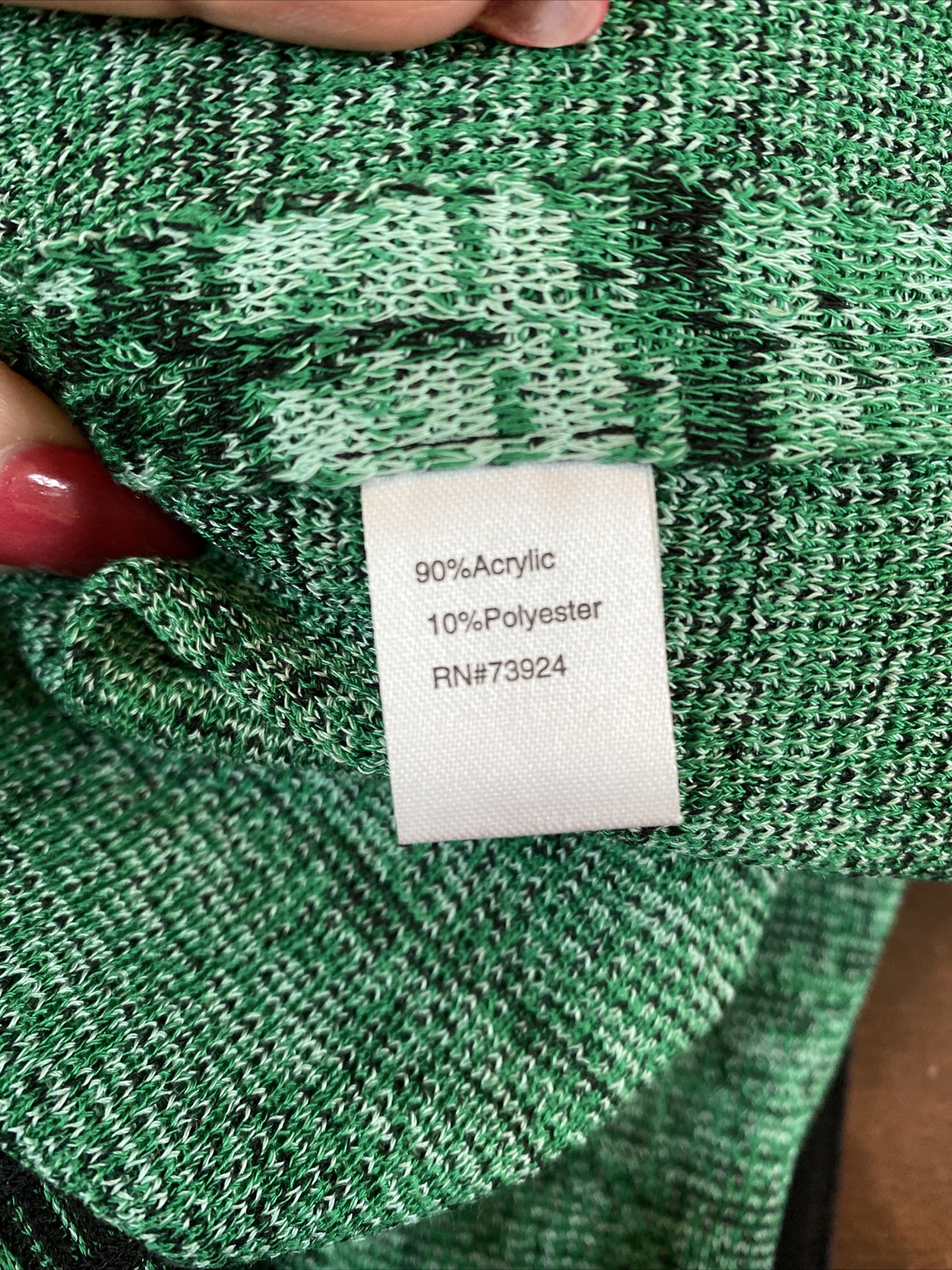 NWT Misook Green Heather Speckled Heritage Fit Open Cardigan  M $426 image 7