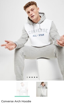 Converse Sportswear Arch Hoodie Mens Women Pullover Sweatshirt Clothe Size  XXL