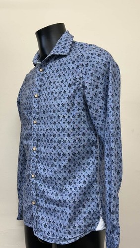 Colours & Sons Mens Shirt Small Blue (SHP) - Picture 2 of 11