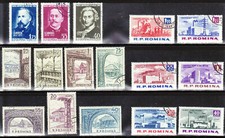 Romania 1962-3 3 Complete Sets: Writers Build Old Farmhouses B1514
