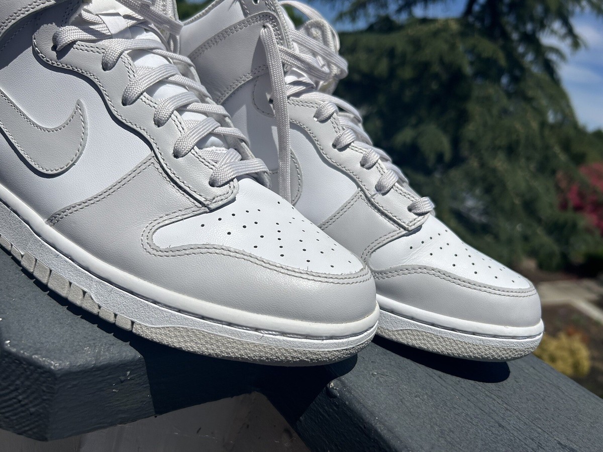 dunk high vast grey on feet