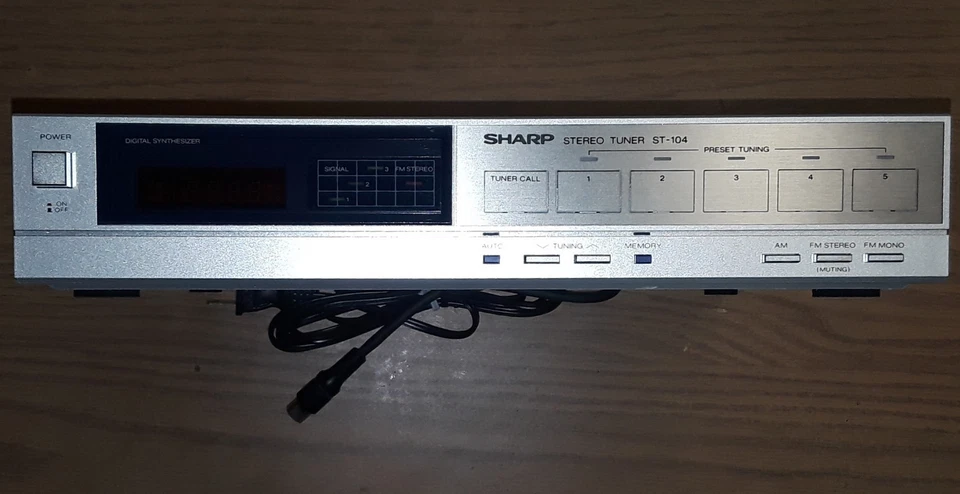 Sharp ST-104 Stereo Tuner 1 of 5 (BRAND NEW!) - Image 3 of 4