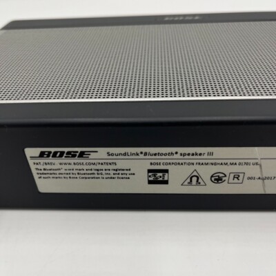 Bose SoundLink III Bluetooth Portable Speake Operation confirmed Bose SoundLink III Bluetooth Portable Speake Operation confirmed